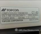 Lot: 13-7-1916: (1) Topcon CT-80 