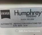 Lot: 13-7-1961: (1) Zeiss Humphrey ACUITUS 5015 Automatic Refractor 