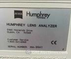 Lot: 13-7-2050: (1) Zeiss Humphrey 350 