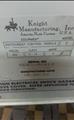 Lot: 13-7-4825: (1) Knight Manufacturing Model E 