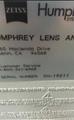 Lot: 13-7-5075: (1) Zeiss Humphrey 350 
