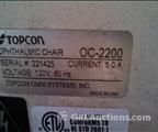 Lot: 14-7-3723: (1) Topcon OC-2200 