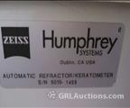 Lot: 14-7-5133: (1) Zeiss Humphrey ACUITUS 5015 Automatic Refractor 