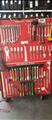 Lot: 14-8-6140: (1) "A" Frame Cart With misc Tools 
