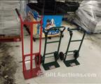 Lot: 14-3-6830: (3) Two wheeled Dolly's 