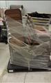 Lot: 14-3-6845: (15)  metal and plastic chairs Brown 