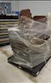 Lot: 14-3-6845: (15)  metal and plastic chairs Brown 