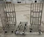 Lot: 14-3-6868: (3) Rolling carts Various styles 