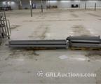 Lot: 14-3-6869: (4) Ridge-U-Rak Cross Beams 104" (2) Ridge-U-Rak Cross Beams 93”  (1) Tear Drop Cross Beams 93”  (19) Warehouse Racking Mixed lot 