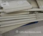 Lot: 14-3-6870: (1) 1 skid assorted shelving Including upright and shelving units 
