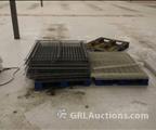 Lot: 14-3-6872: (10) Wire Decking 44 1/2" X 44 1/2" Waterfall (4) Wire Decking 40 1/2" X 46" 