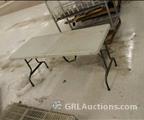 Lot: 14-3-6873: (1) Folding Table 