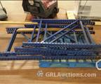 Lot: 14-3-6904: (5) Blue Uprights 