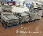 Lot: 14-3-6938: (1) 4 skids mixed styles Gondola shelving 