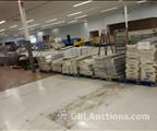 Lot: 14-3-6968: (1) 6 Skids of gondola shelving Various sizes 