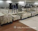 Lot: 14-3-6968: (1) 6 Skids of gondola shelving Various sizes 