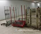 Lot: 14-3-6983: (6) Rolling metal Carts 
