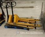 Lot: 14-3-6986: (3) 5500 pound Pallet jacks 
