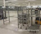 Lot: 14-3-7019: (1) Metal  Rack (1) Win-Holt Rolling Bread Rack(s) (1) Win-Holt Steel Rocket Cart 