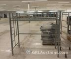 Lot: 14-3-7019: (1) Metal  Rack (1) Win-Holt Rolling Bread Rack(s) (1) Win-Holt Steel Rocket Cart 