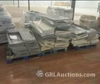 Lot: 14-3-7036: (1) 3 Skids of various sized Gondola shelving 