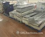 Lot: 14-3-7036: (1) 3 Skids of various sized Gondola shelving 
