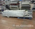 Lot: 14-3-7095: (1) Warehouse Racking Mixed lot (1) Ridge-U-Rak Uprights 44” X 120”  (3) Ridge-U-Rak Uprights 24” X 120”  