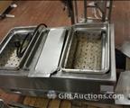 Lot: 14-3-7113: (1) 3 Bay countertop  Deep fryer (1) Hobart HWS-4 (1) Hobart wsc-2 