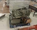 Lot: 14-3-7148: (1) 1 skid of stainless steel pans And side trays 