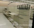 Lot: 14-2-7577: 144 Linear Feet of Gondola Display Counter(s)