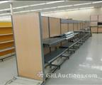 Lot: 14-2-7579: 240 Linear Feet of Gondola Display Counter(s)