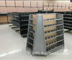 Lot: 14-2-7580: 308 Linear Feet of Gondola Display Counter(s)