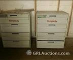 Lot: 14-2-7691: (2) Simplicity  4 Drawer Pattern Cabinet 