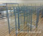 Lot: 14-2-7732: (6) Gondola Garment Rack(s) 30" Circular 