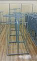 Lot: 14-2-7736: (5) Gondola Garment Rack(s) 20" X 20" Square Base 