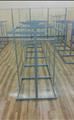 Lot: 14-2-7737: (7) Gondola Garment Rack(s) 20" X 20" Square Base 