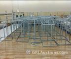 Lot: 14-2-7753: (40) Gondola Garment Rack(s) 20" X 20" Square Base 
