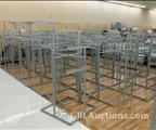 Lot: 14-2-7753: (40) Gondola Garment Rack(s) 20" X 20" Square Base 