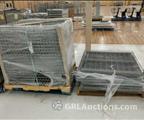 Lot: 14-2-8505: (7) Skids Of Misc Size Wire Mesh Decking 