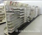 Lot: 13-2-170: (72) Linear Feet of Gondola Display Counter(s)
