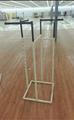 Lot: 13-2-204: (6) Gondola Garment Rack(s) 20" X 20" Square Base 