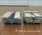 Lot: 13-2-218: (11) Gondola Shelves 48" X 14"  (34) Gondola Shelves 48" X 16"  (8) Gondola Shelves 48" X 22"  (74) Gondola Base Shelves 48" X 18"  