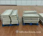 Lot: 13-2-218: (11) Gondola Shelves 48" X 14"  (34) Gondola Shelves 48" X 16"  (8) Gondola Shelves 48" X 22"  (74) Gondola Base Shelves 48" X 18"  
