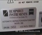 Lot: 15-7-2482: (1) Zeiss Humphrey 599 