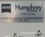 Lot: 13-7-848: (1) Zeiss Humphrey ACUITUS 5015 