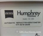 Lot: 13-7-935: (1) Zeiss Humphrey ACUITUS 5015 