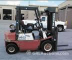 Lot: 15-3-6014: (1) Nissan PJ02A20PV Propane Forklift 