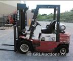 Lot: 15-3-6014: (1) Nissan PJ02A20PV Propane Forklift 
