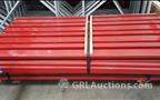 Lot: 15-3-6080: (40) Ridge-U-Rak Cross Beams 90”  (13) Ridge-U-Rak Uprights 44” X 144”  (360) Wire Decking 44" X 44" 