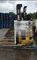 Lot: 15-3-6142: (1) Yale MSW040SEN24TV087 Electric Walkie Stacker (1) Yale MSW030SCN12TV081 Electric Walkie Stacker 